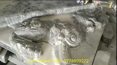 NGHÊ ĐÁ ĐỤC BẰNG MÁY CNC. MÁY ĐỤC ĐÁ NGÂM DẦU, MÁY CNC ĐỤC ĐÁ GIÁ RẺ. 0778999222