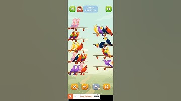 Bird sort puzzle walkthrough #viral #shorts #trending #short #birds