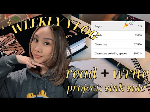 📖✍🏼 finding balance between reading, writing, and life | weekly reading and writing vlog