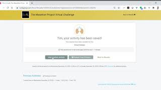 Full The Marathon Project Virtual Challenge - Submitting Results and Mileage Guide