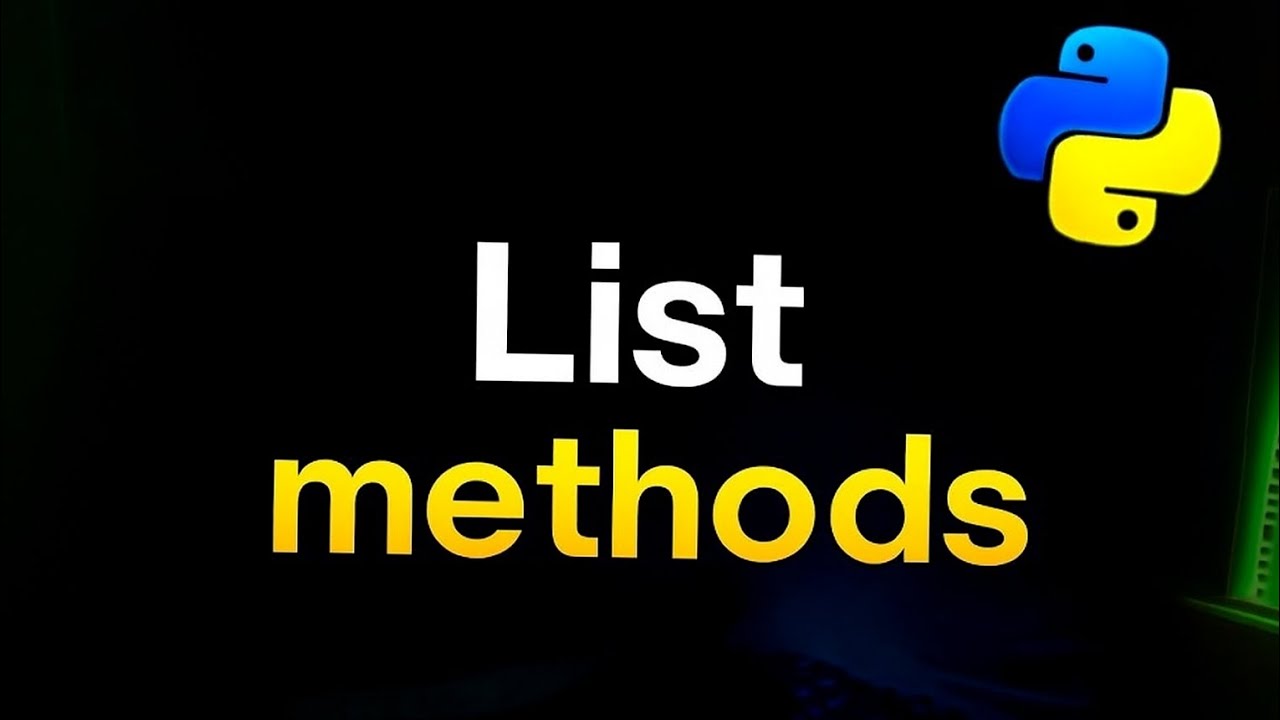Day :- 19 | List methods (append(), insert(), pop(), sort(), etc ...