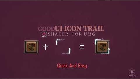 GOOD UI ICON TRAIL (v2.0) | Unreal engine 4 | UE4 | Marketplace | FX | #02
