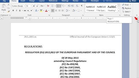 Change the category of the table of Authorities to Rules.