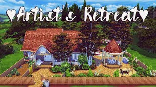 The Sims 4 House Build | ❤️ Artists Retreat ❤️ 🐾🌾🎨