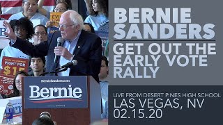 Bernie Sanders | Get Out The Early Vote Rally | Las Vegas, NV (Full)
