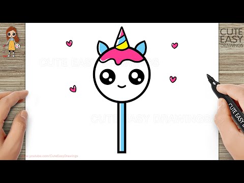 Fun with Art: How to Draw a Birthday Cake - Easy Drawing for Kids