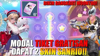 DAPATIN SKIN SANRIO HANYA DENGAN TIKET! + UPDATE SPARING LAWAN SQUAD 20JT AN