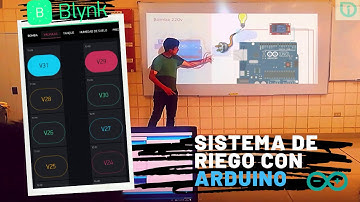 SISTEMA DE RIEGO CON ARDUINO #blynk