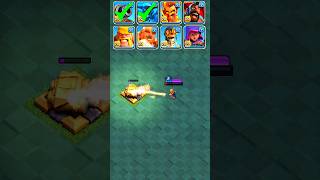 Max Level Double Cannon VS Ground Max Builder Base Troops #shorts #coc #clashofclans