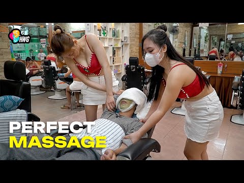 #25 Feeling shy today because of the attention more than usual | Vietnam Massage BarberShop