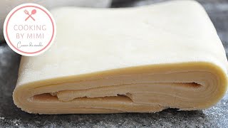 RECETTE DE LA PÂTE FEUILLETÉE TRADITIONNELLE INRATABLE