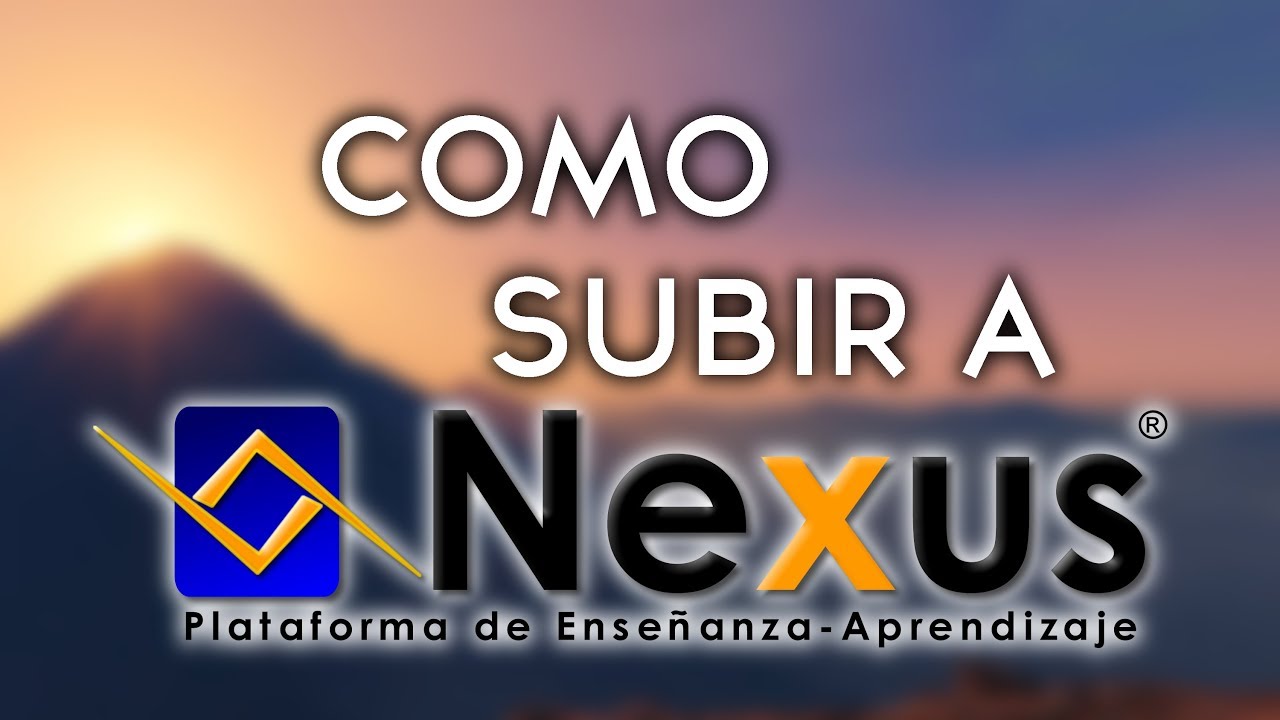 Como subir a NEXUS - YouTube