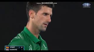 Djokovic won over Struff - Australian open 2020