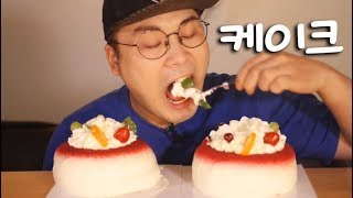 ASMR 10,000-won cake real-sound eating-show