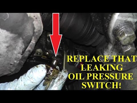 वीडियो: एक तेल दबाव स्विच कहाँ स्थित है?