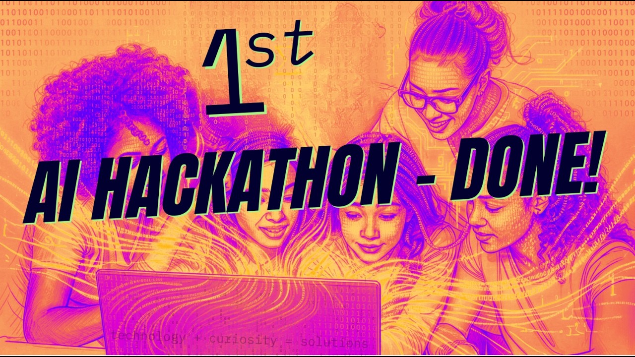 Finished my first AI HAckathon at 55! YAY me! Here's a demo of ...