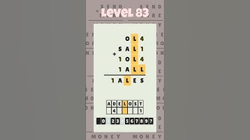 Level 83 - Cryptarithm: android game math  #cryptarithm #mathematics #matematika #maths