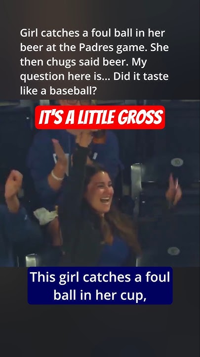 Caught a Foul Ball But Then... #baseball - YouTube