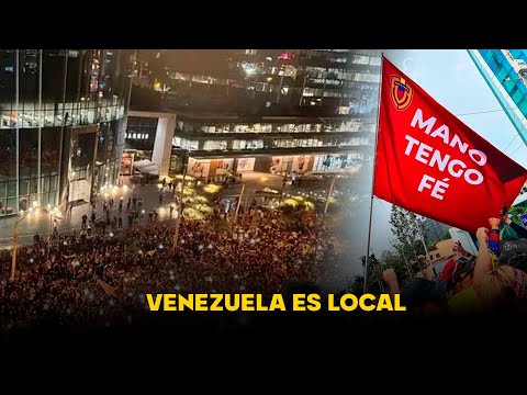 ‘Mano, tengo fe’: Impresionante banderazo venezolano en Lima en la previa del partido con Perú