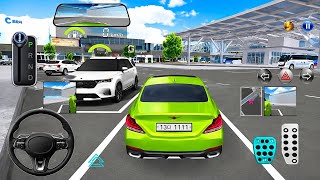 New Green Mercedes G63 City Driving Test 🚘💚& Bus Terminal Car Parking 😱🚌| 3D Driving Class Game 2026 screenshot 1