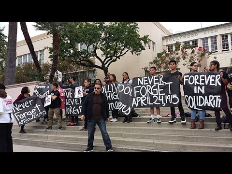 სომეხი ერის გენოციდის 100 წლისთავი. აშშ  США  День Геноцида Армян 24.04.2015  Армяне Вірмени