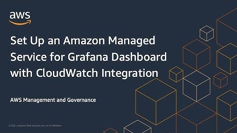 Set Up an Amazon Managed Service for Grafana Dashboard with CloudWatch Integration