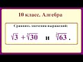 10 класс. Алгебра. Иррациональные выражения.