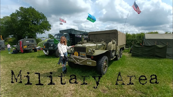 Military Area on Smallwood Vintage Rally