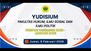 Yudisium FHISIP UNRAM Periode Desember 2025 - Januari 2026