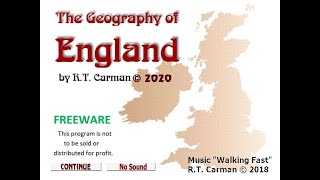 Geography of England Game