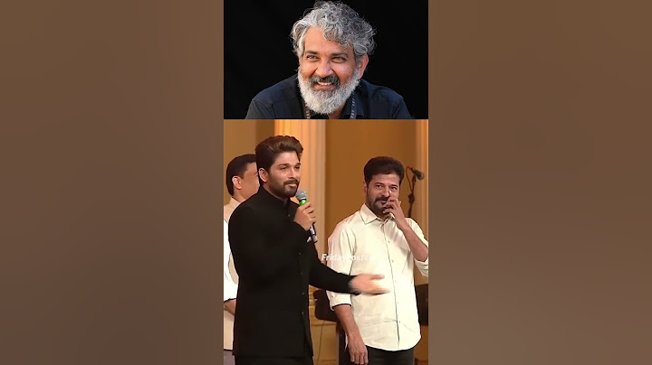 Allu Arjun Specially Thanks To Rajamouli | #revanthreddy #gaddarawards #trending #shots