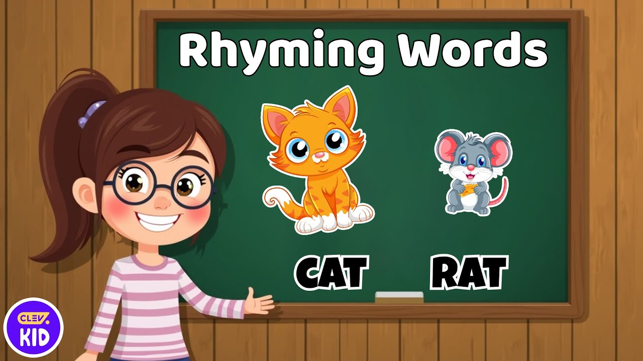 ClevKid | Fun Rhyming Words! Learn to Rhyme with Easy Examples for Kids ...