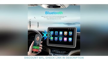 Single 1 DIN Rotatable 10 Inch Touch Screen Android 10.1 Car Stereo Radio GPS 2+32GB FM Car Multimed