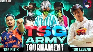 Free Fire TSG Tournament Gameplay Live 🔴Garena Free Fire