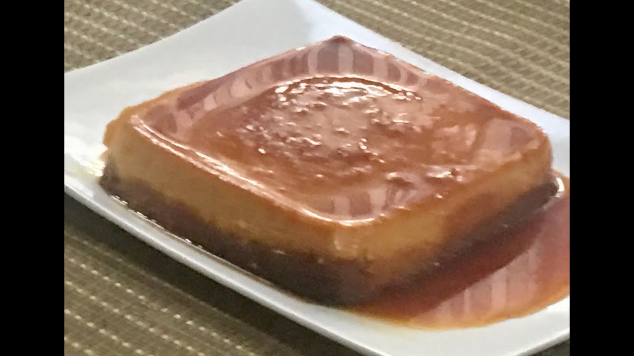 Receta flan de galletas YouTube Receta flan de galletas YouTube