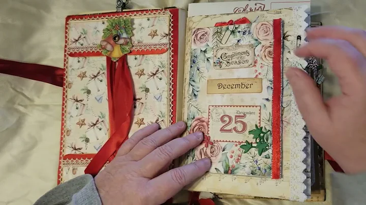 Christmas Journal Flip-through from Bookshelf by J...