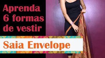 Como usar saia envelope curta?