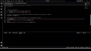 Finding whether the given two integers are Co-Prime or not using Python