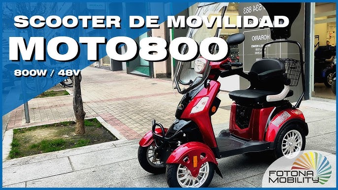 ✓ Test Scooter Minusválidos MOTO800W  Desnivel, obstaculos de ciudad y  terrenos 