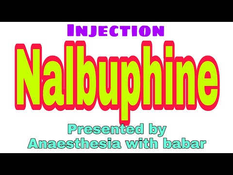 Video: Nalbuphin I Ampuller - Bruksanvisning, Recensioner, Pris, Analoger