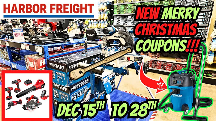 The BEST Super Coupons at Harbor Freight Right Now!  Ends Dec 28th