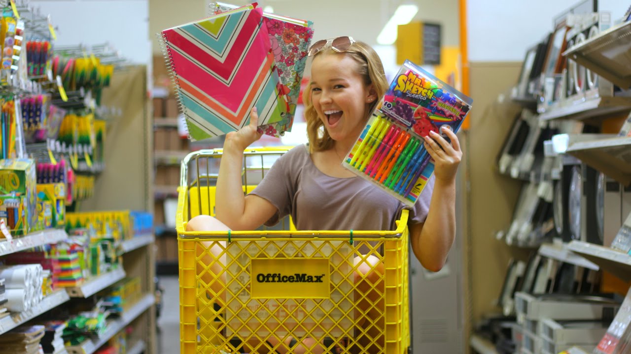 Back to School Supplies Haul 2016! Emma Monden YouTube
