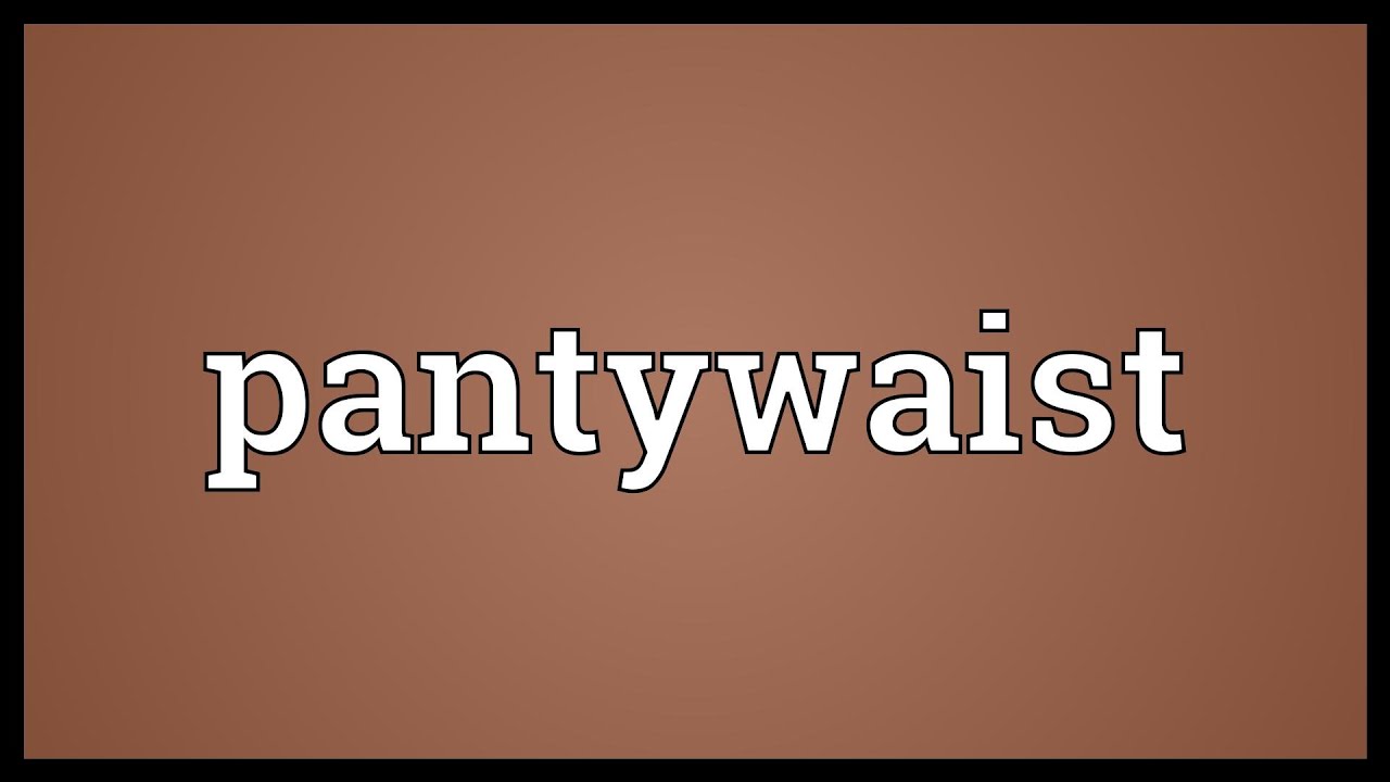 Pantywaist Meaning 