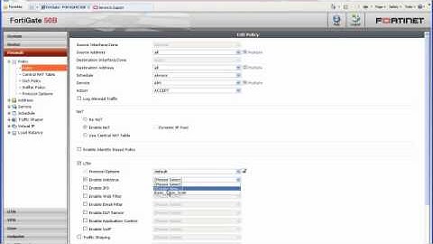 FortiGate 50B Basic UTM Features Enabling