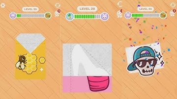 Paper Fold - Gameplay Part 2  levels 21-60 (Android, iOS)