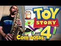 Toy Story - Amigo estou aqui -  SAX ALTO TUTORIAL tocando SEM PARTITURA notas na descrição