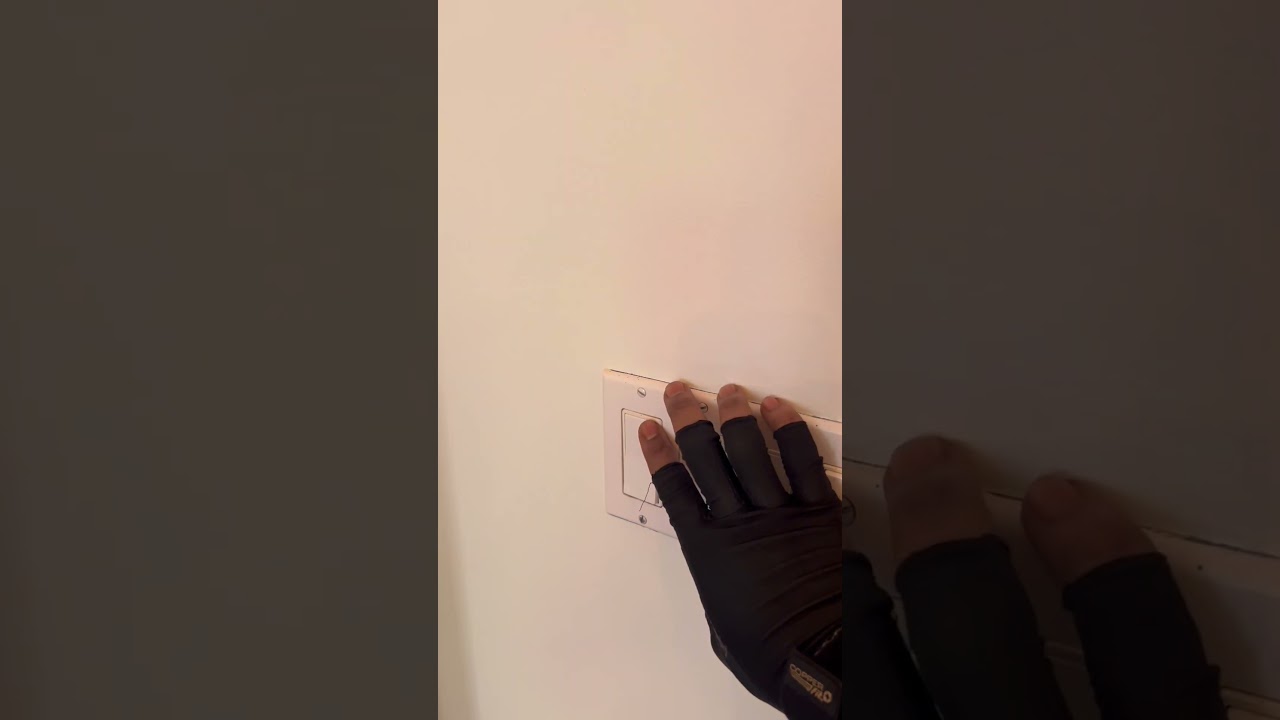 Golden Glass Fixture installed