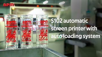 S102 automatic screen printer with auto-loading system