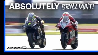 'An Absolutely Brilliant Ride And Finish!' | British Superbikes Race 3 At Donington | Eurosport