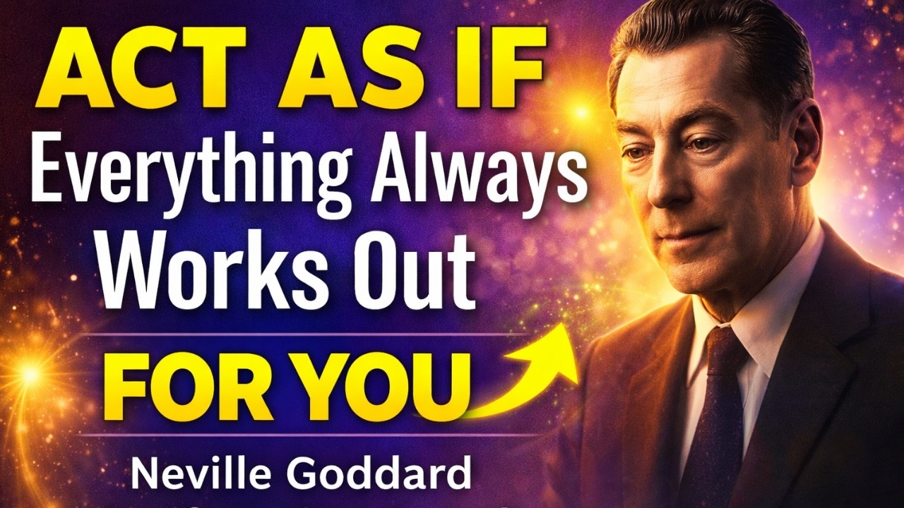 ACT AS IF Everything Always Works Out For You | Neville Goddard Manifestation Speech